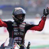 Marco Bezzecchi a gagné le sprint du GP de St-Marin KEYSTONE/EPA/DANILO DI GIOVANNI